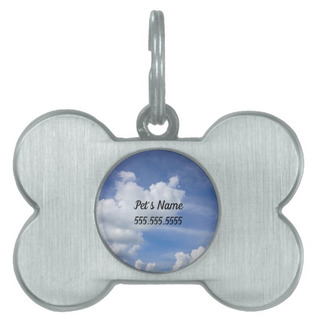Cumulus Puffs Pet Name Tag (Front)