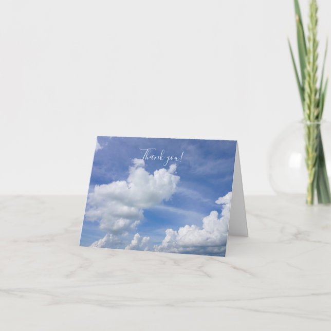 Cumulus Puffs Thank You Card (Front)