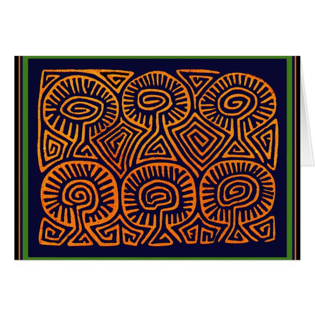 Cuna Indian Mushroom Demons (Front Horizontal)