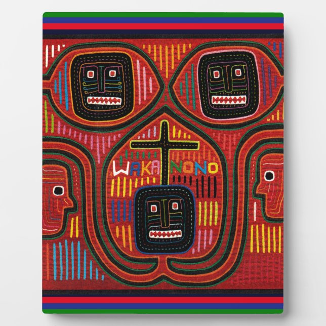 Cuna Tribal Design Plaque (Front)