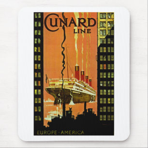 Cunard Europe-America Mouse Pad