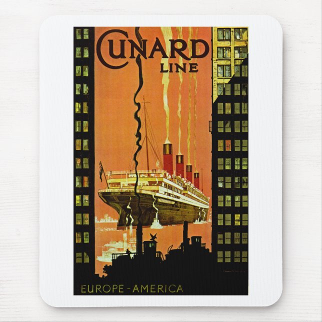 Cunard Europe-America Mouse Pad (Front)
