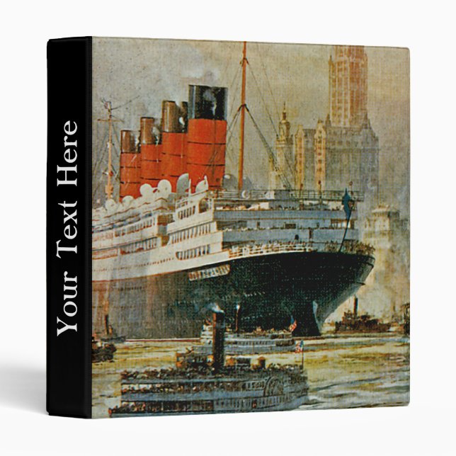 Cunarder at New York Binder (Front/Spine)