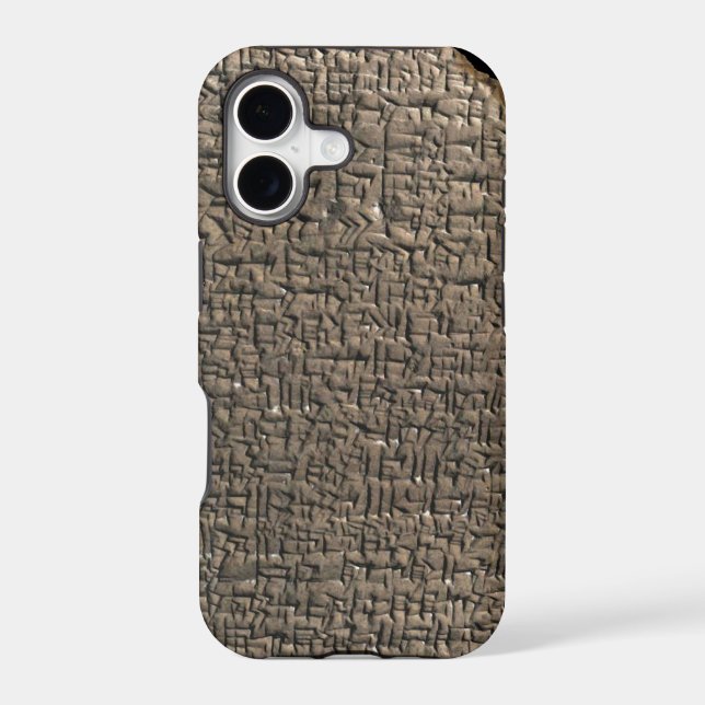 Cuneiform iPhone case (customizable to your phone) (Back)