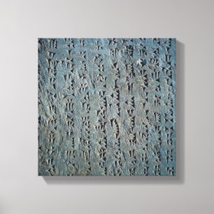 Cuneiform script canvas print