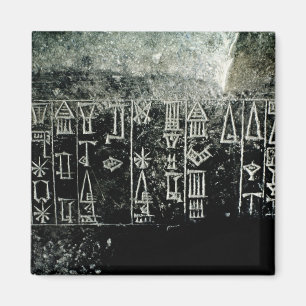 Cuneiform script magnet