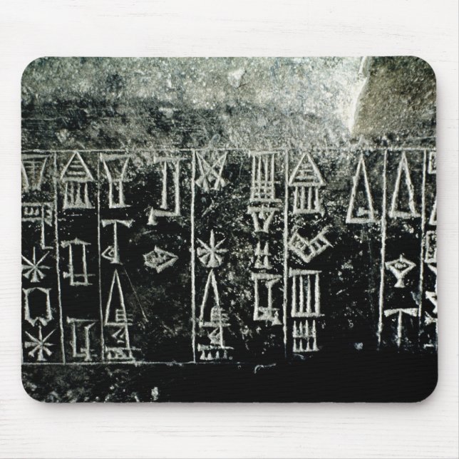 Cuneiform script mouse pad (Front)