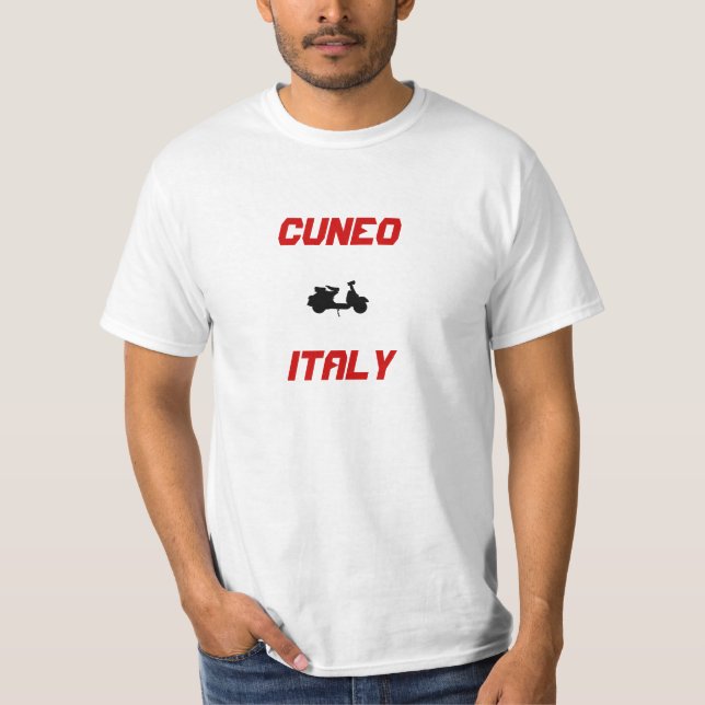 Cuneo, Italy Scooter T-Shirt (Front)