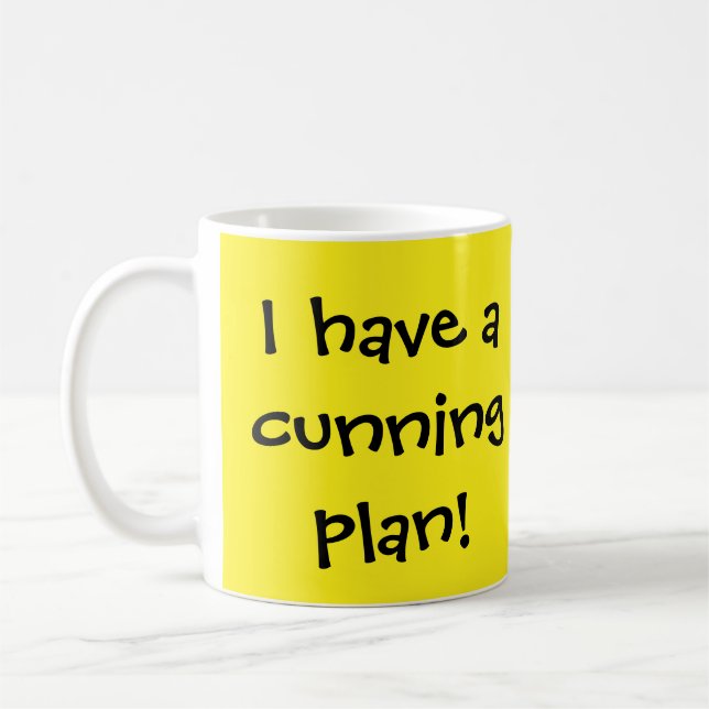 Cunning Plan Coffee Mug (Left)