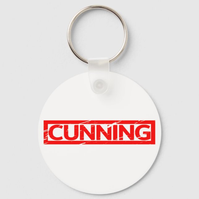 Cunning Stamp Keychain (Front)