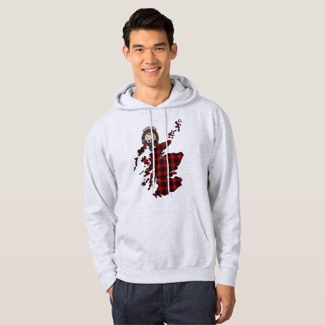 Cunningham Clan Badge Sweat - shirt à capuche adul (Devant entier)