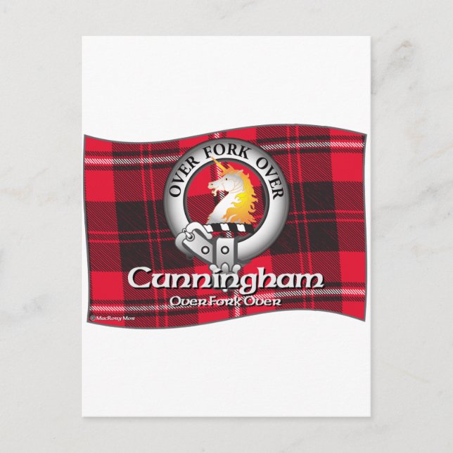 Cunningham Clan Postcard (Front)