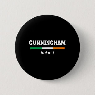 Cunningham Irish Family Name St Patricks Day Irela 2 Inch Round Button