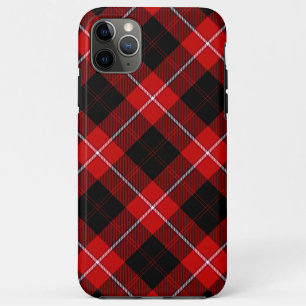 Cunningham Tartan Red Black Plaid iPhone 11 Pro Max Case