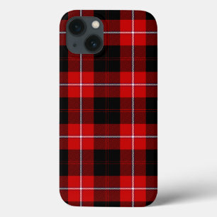 Cunningham Tartan Red Black Plaid  iPhone 13 Case