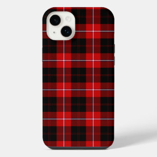 Cunningham Tartan Red Black Plaid iPhone 14 Plus Case