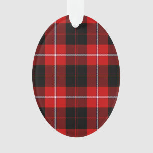 Cunningham Tartan rouge noir