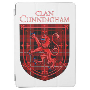 Cunningham Tartan Scottish Plaid Lion Rampant iPad Air Cover