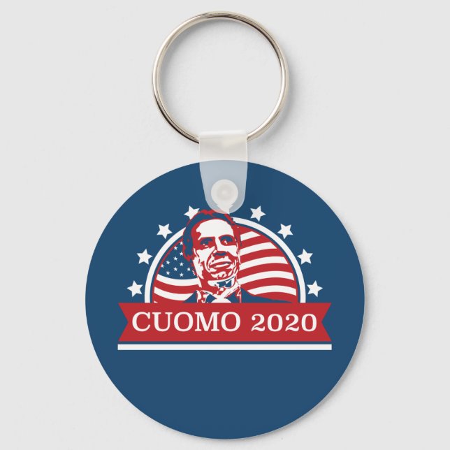 Cuomo 2020 | Vote for President Keychain (Front)