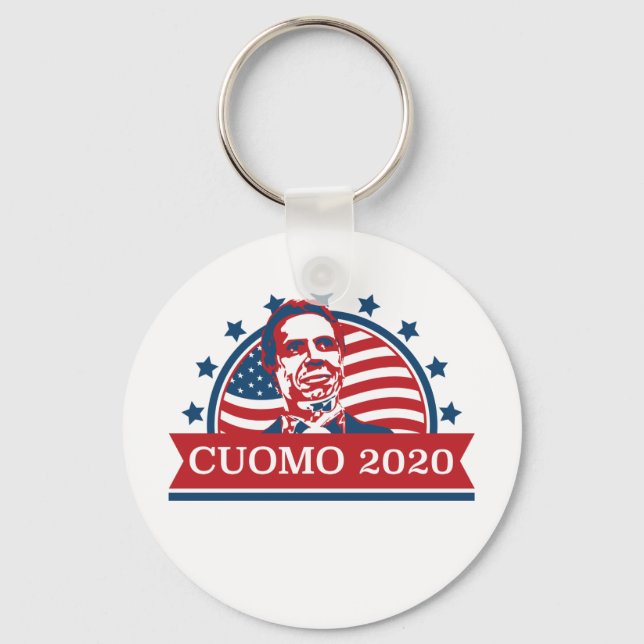 Cuomo 2020 | Vote for President Keychain (Front)