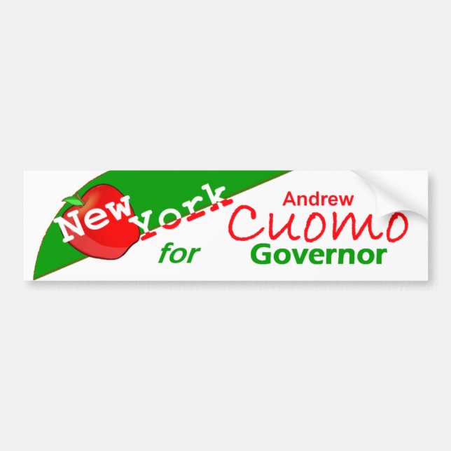 CUOMO Governor Bumper Sticker (Front)