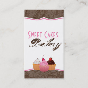 Cup Cakes Bakery Sweet Traitements Carte de visite