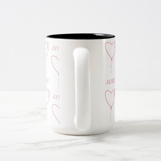 Cup for love coffee tea (Handle)