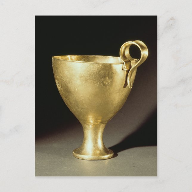 Cup from Shaft Grave IV, Mycenae Postcard (Front)