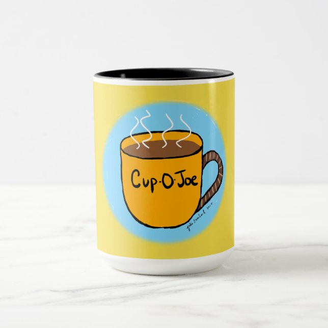 Cup-O-Joe Coffee Mug by Julie Everhart (Center)