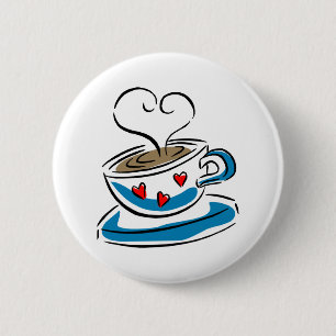 Cup 'o Love 2 Inch Round Button