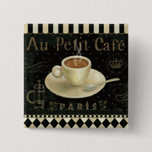 Cup of Cappuccino 2 Inch Square Button