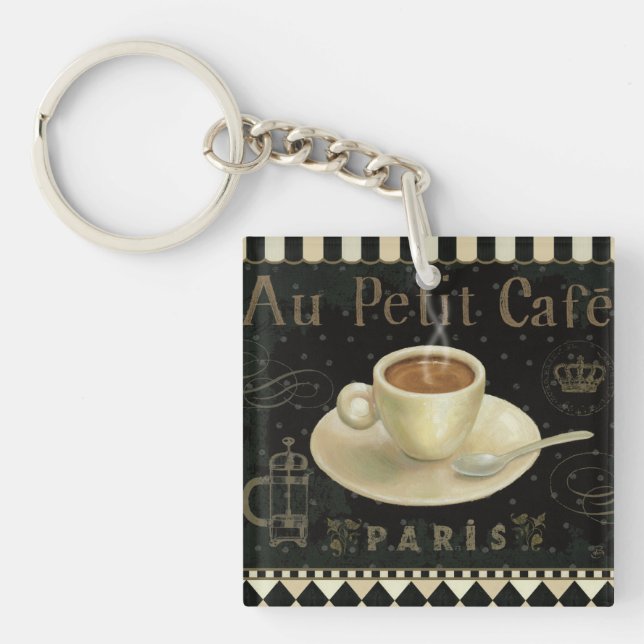 Cup of Cappuccino Keychain (Front)