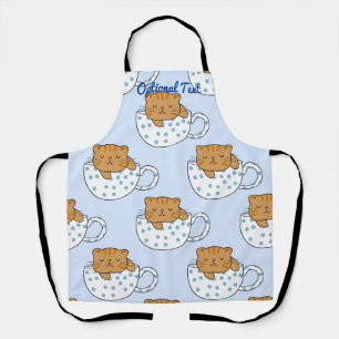 Cup of Cat-feine Kawaii Style Apron