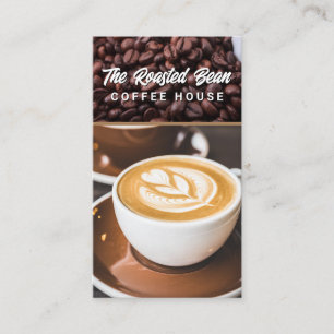 Cup of Coffee Beans Barista Business Card