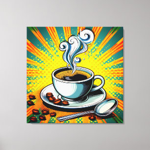 Cup of Coffee Canvas Wall Art