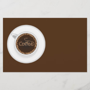 Cup of coffee flyer