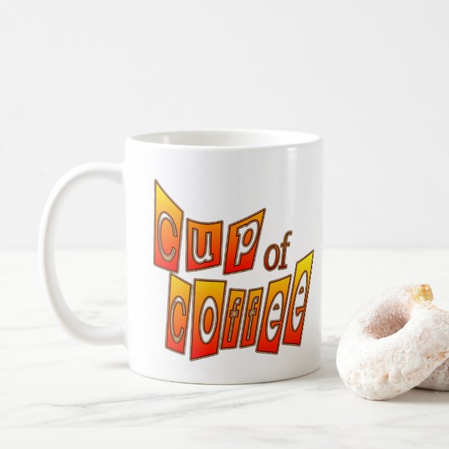 Cup of Coffee Mug (With Donut)