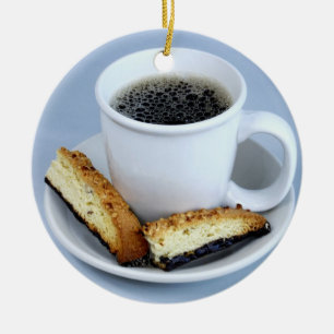 Cup of Java and Biscotti Ornament