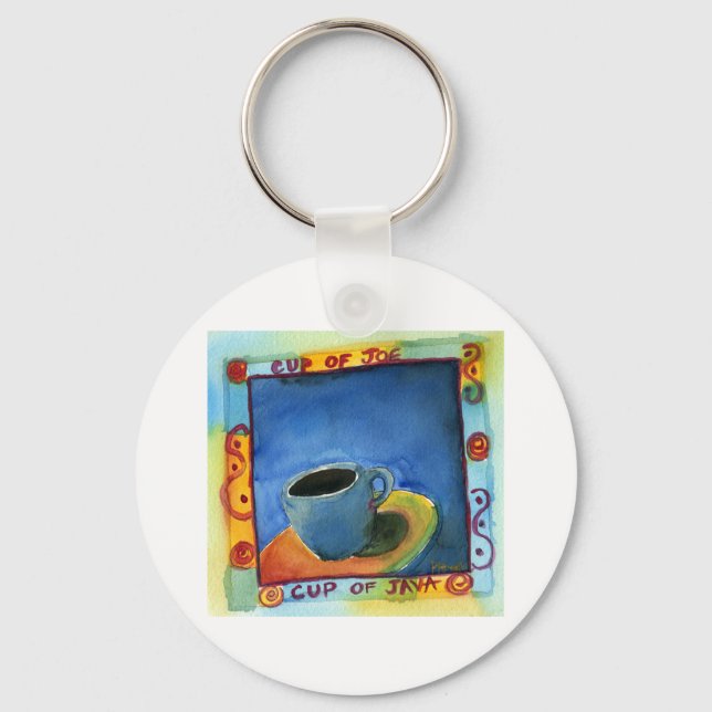 Cup of Java Cup of Joe Keychain (Front)