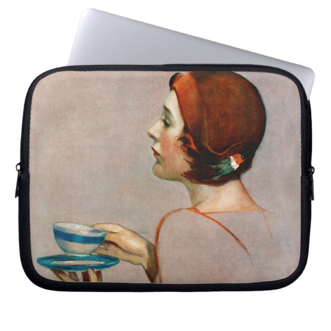 Cup of Java Laptop Sleeve (Front)