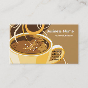 Cup of Latte Business Cards