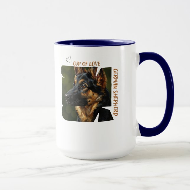 Cup of Love Dog Lover Coffee Mug Gift Ideas (Right)