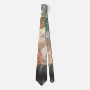 Cup of Tea by Mary Cassatt, Vintage Impressionism Tie