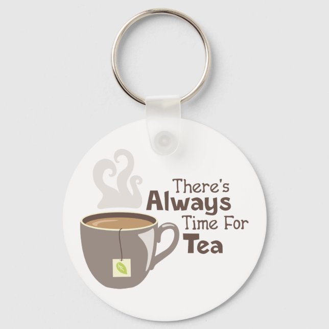Cup of Tea Keychain (Front)