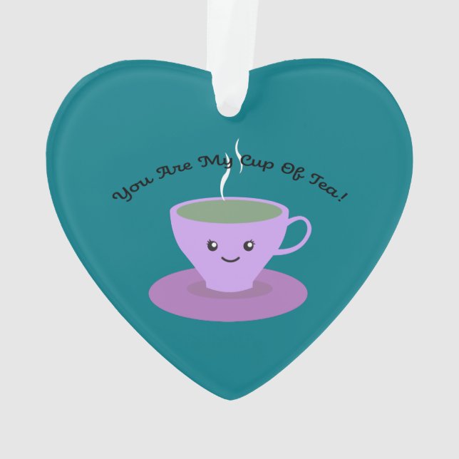 Cup of Tea Ornament (Back)