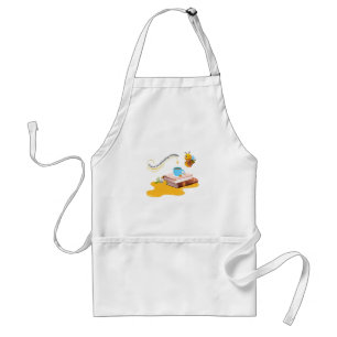 Cup of Tea Sweetened by a Honey Bee Cute Fun Apron