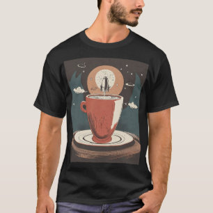 Cup Of Tea With Rocket Space T-Shirt