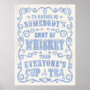 Cup of Whiskey Poster
