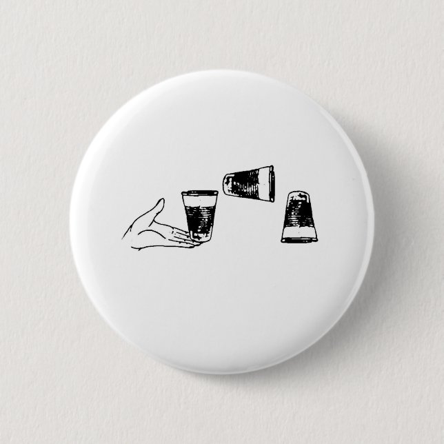  Cup Picture 2 Inch Round Button (Front)