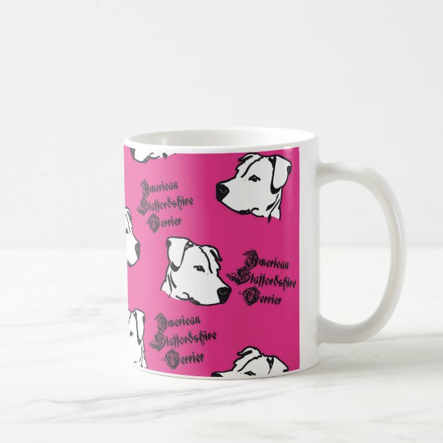 cup "pink Staffi" (Right)